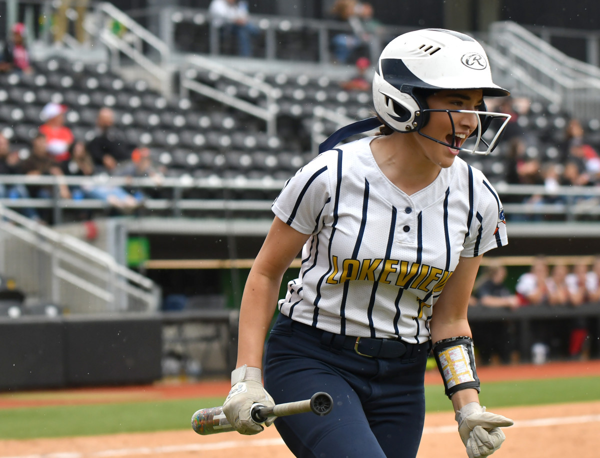 Lakeview Grant Union 2A:1A softball final Taylor Balkom 43